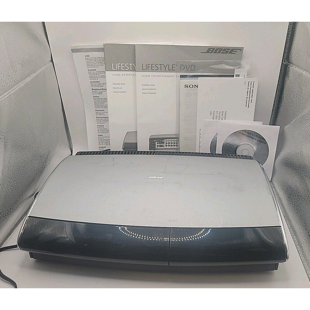 Bose AV18 Lifestyle 18 Media Center CD / DVD Player / Manuals / Power Adapter